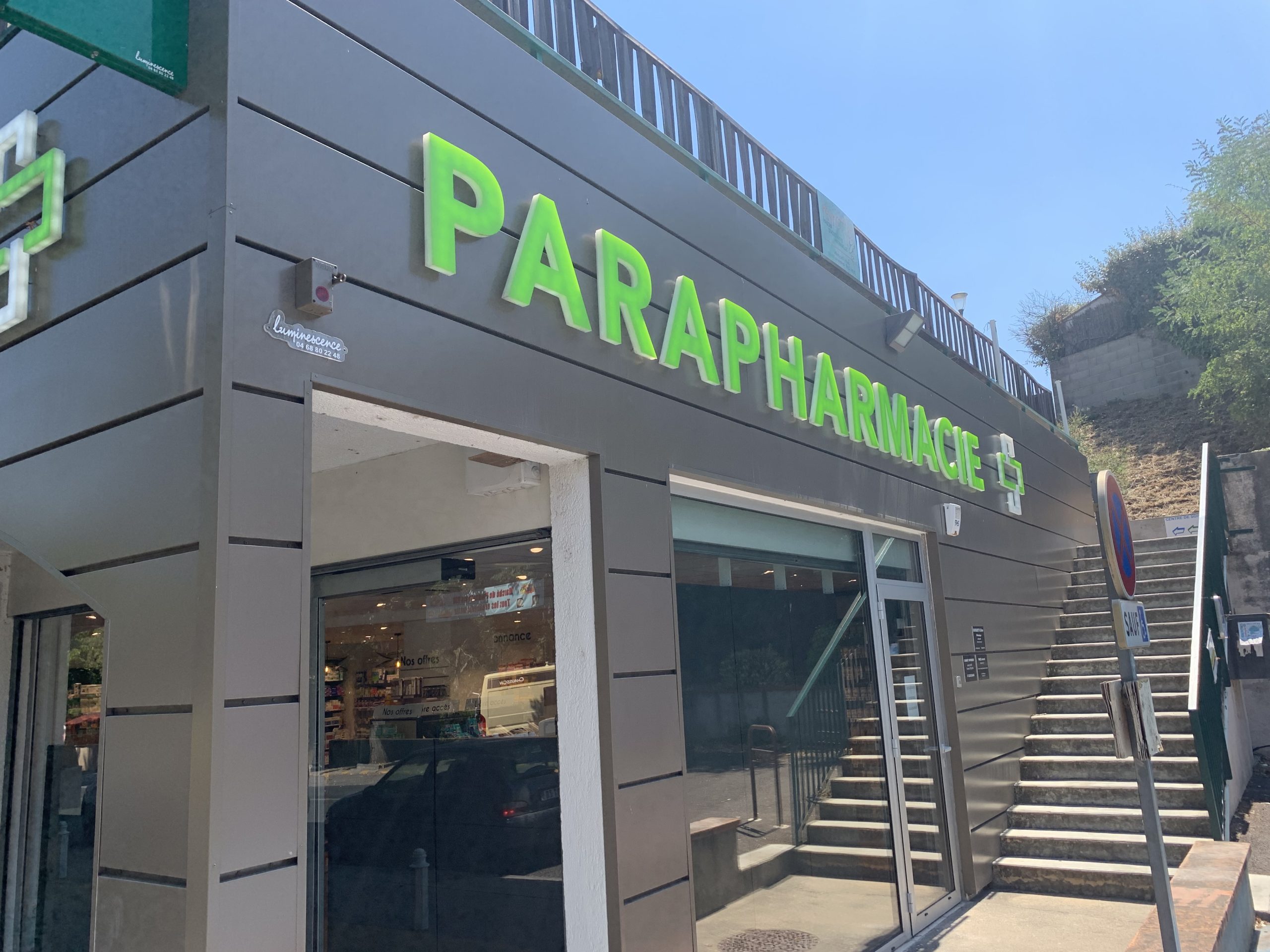 Lettres enseigne "PHARMACIE"